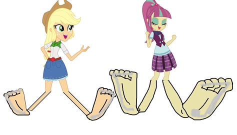 Applejacks And Sour Sweets Dirty Soles By Jerrybonds1995 On Deviantart