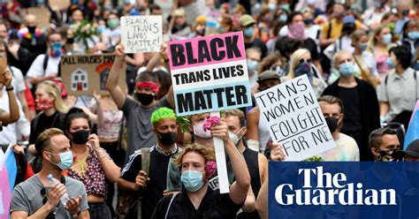 black trans lives matter march in london in pictures society the guardian