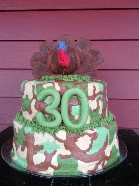 Turkey camo cake | Camo cakes, Birthday cake, Cake