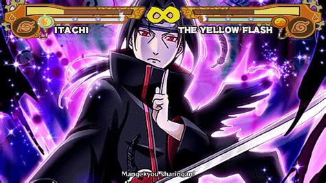 Itachi Uchiha Vs Minato Namikaze Sharingan Vs Speed Naruto