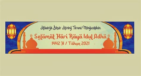 Klik twibbon idul adha 2021. Download Spanduk Banner CDR Untuk Ramadhan, Idul Fitri ...