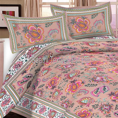 Pure Cotton Floral Print Cotton Bed Sheet Rs 410 Piece Saathi Textiles Private Limited Id