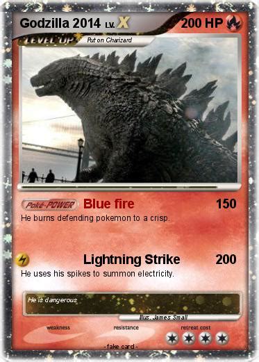 Maybe you would like to learn more about one of these? Pokémon Godzilla 2014 14 14 - Blue fire - My Pokemon Card