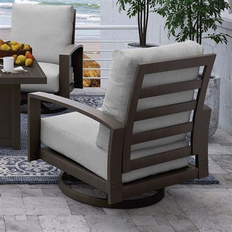 Cordova Reef Outdoor Swivel Lounge Chair Set Of 2 By Signature Design