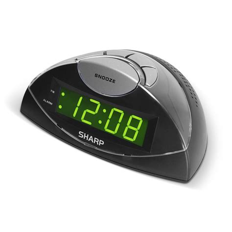 Sharp SPC019A 0.7 green LED alarm clock