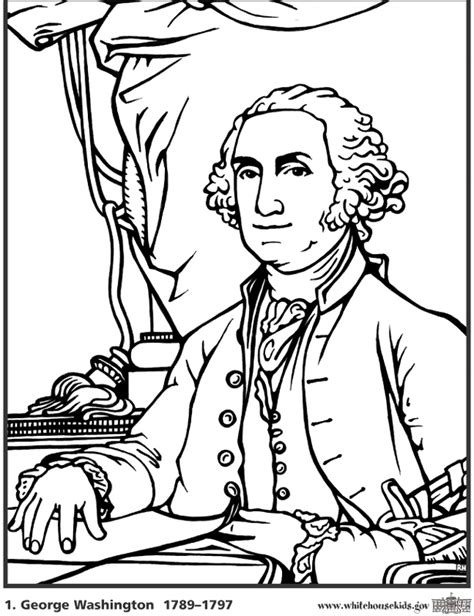 Download and print these white house coloring pages for free. US Presidents