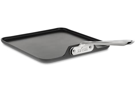 Square griddle pan, sage green. All-Clad HA1 Hard Anodized Nonstick Square Griddle Pan ...