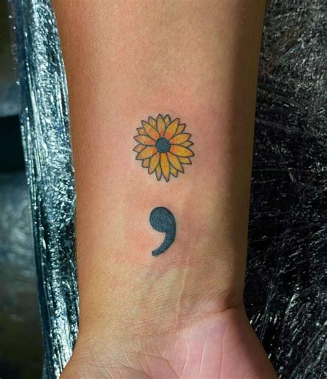 A Guide To Semicolon Tattoos What It Means And Tattoo Ideas Self Tattoo