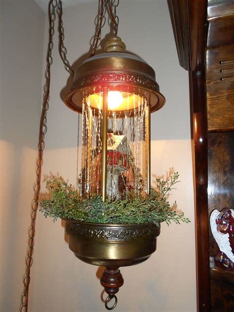 My Vintage Hanging Oil Lamp Lamp Light Light Up Rain Lamp Bath Redo