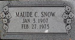 Maude Crigger Snow 1907 1975 Mémorial Find a Grave