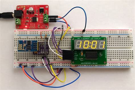 Making A Simple Esp8266 Based Clock Synchronized To Nist Server