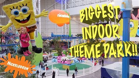 I Visited The Biggest Indoor Theme Park In The Country Nickelodeon