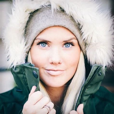 White And Blue Snow Girl Silje Norendal Winter Hats