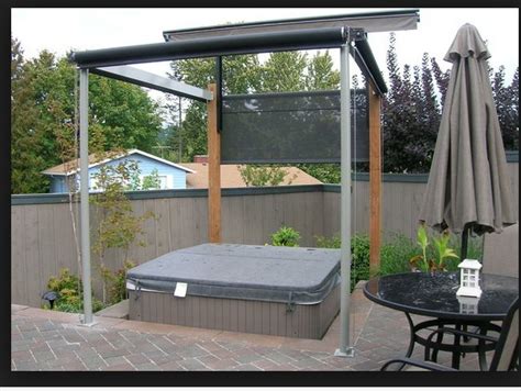 Hot Tub With Retractable Cover Hot Tub Privacy Hot Tub Backyard Hot Tub Outdoor