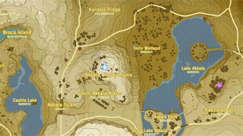 Great Fairy Fountains Botw Map