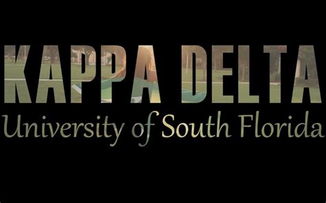 Kappa Delta University Of South Florida 2015 Youtube