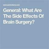 Photos of What Are The Side Effects Of Brain Surgery
