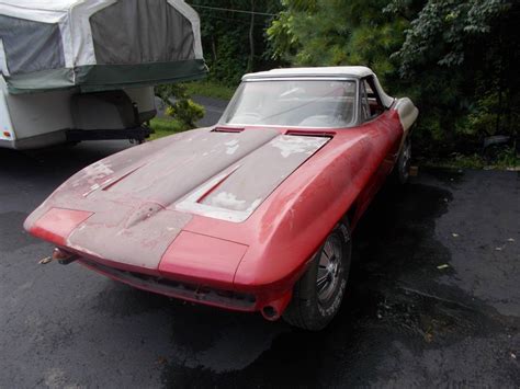 1964 Corvette Drivers Front View Barn Finds