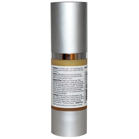 Low molecular weight 100% ha 100% collagen. Buy Hyaluronic Acid Firming Serum (30 ml) - Now Foods ...