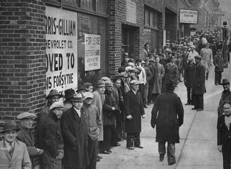 Job Seekers During Great Depression 1933