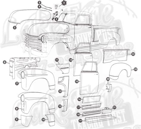 Chevy Truck Body Parts Diagram Photos