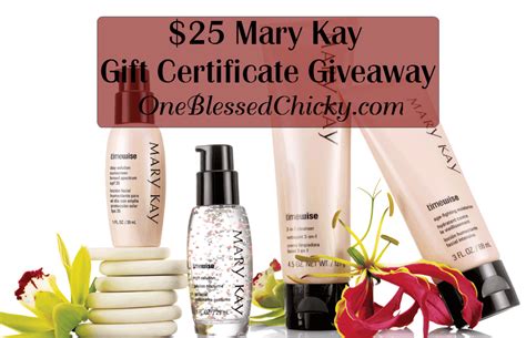 Can i purchase a gift card from mary kay? One Blessed Chicky: Mary Kay Gift Certificate Giveaway