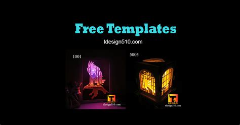Tdesign - Free Papercut Light Boxes Templates