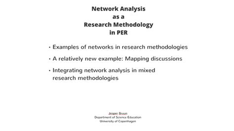 Conversion rate optimization, user research. Network Analysis as a Research Methodology in PER by ...