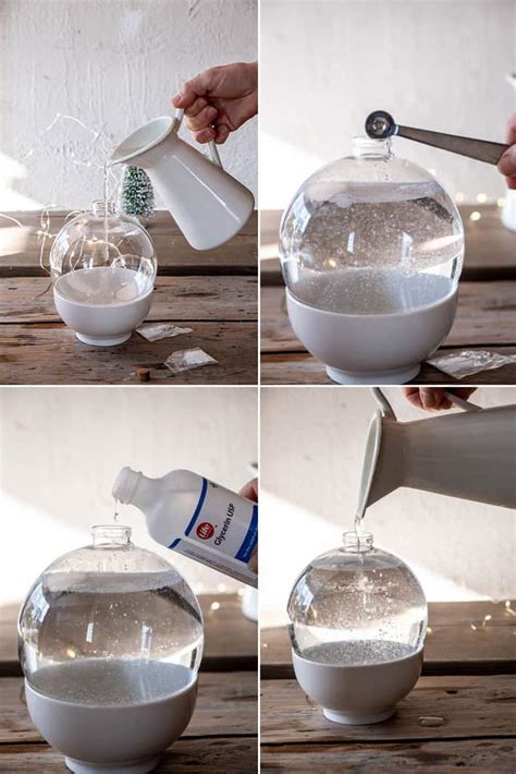 Make An Easy Diy Snow Globe Thats Round The Art Of Doing Stuff