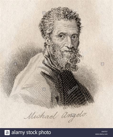 Michelangelo Portrait Stock Photos And Michelangelo Portrait