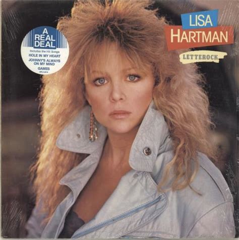 Lisa Hartman Letterock Stickered Shrink Us Vinyl Lp Album Lp Record