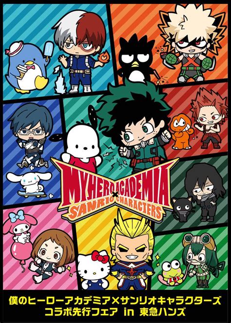 My Hero Academia X Sanrio Characters Poster