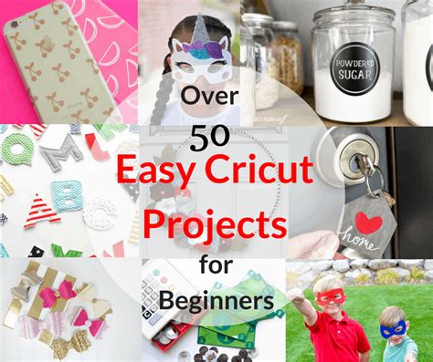 over 50 easy cricut projects for beginners tastefully frugal