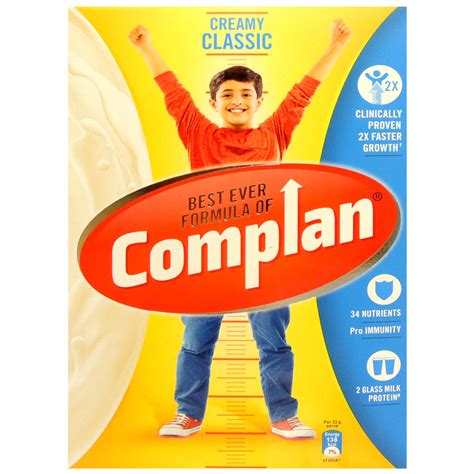 Complan Creamy Classic Flavoured Nutrition And Health Drink 500 Gm