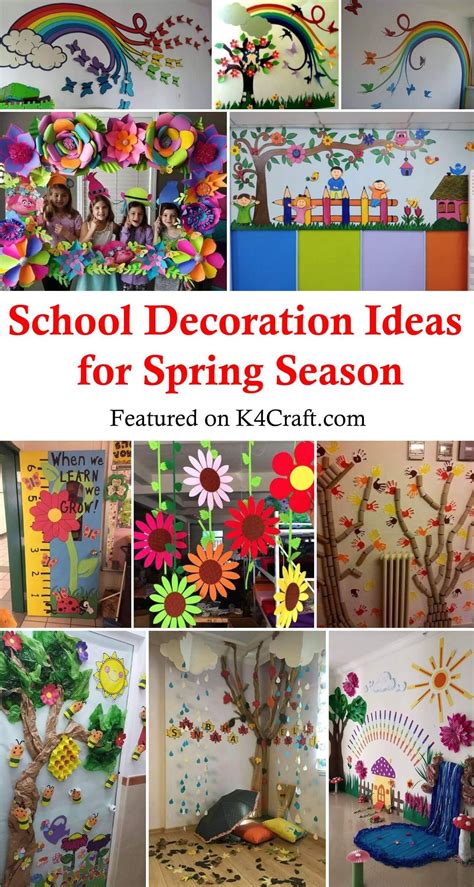 Spring is here, and many of our students are more interested in the great outdoors than being in our classrooms. School Decoration Ideas for Spring Season in 2020 | School ...