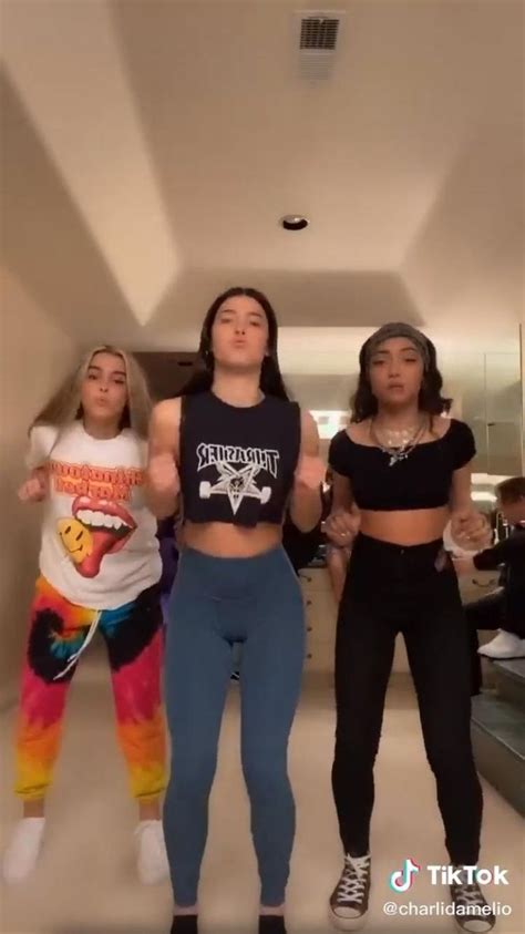 Charli Damelio On Tiktok With Avani Gregg And Addison Rae Video