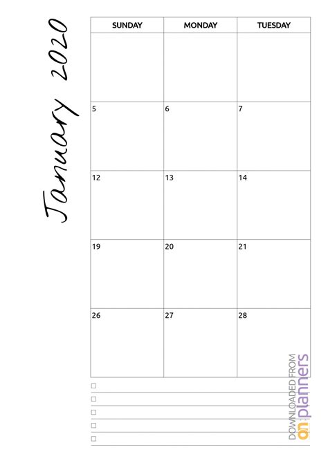 Blank Calendar Starting Monday Calendar Printable Free Printable