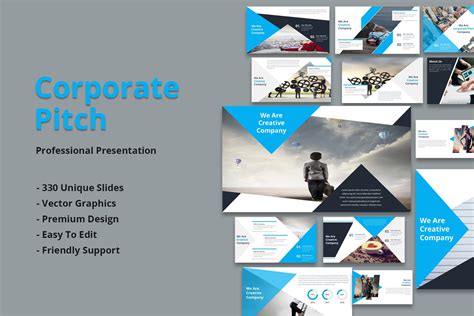 Corporate Pitch Powerpoint Template Presentation Templates ~ Creative