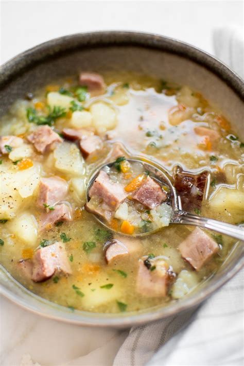 This Delicious Instant Pot Ham And Potato Soup Recipe Is Easy Healthy Quick And Dairy Free
