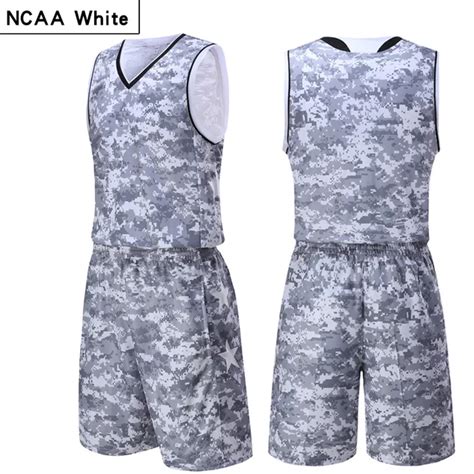 Diy Camouflage Basketball Jersey Sets Man Cool Custom Cheap College