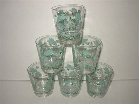Vintage Small Juice Glass Drinking Glasses Tumblers
