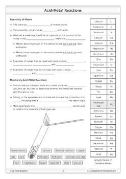 Label the acid, base, conjugate acid, and conjugate base in the following reactions. Acids and Bases Worksheet Bundle by Good Science ...