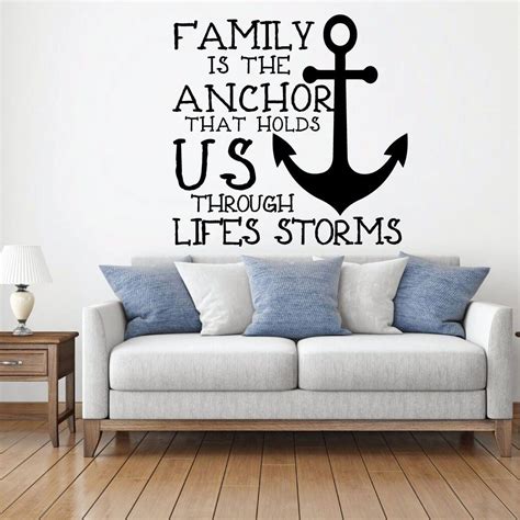 This Great Anchor Wall Decal Is Perfect For A Nautical Theme Room Or