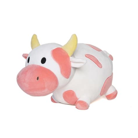Buy Avocatt Pink Cow Plush Toy 10 Inches Plushie Stuffed Animal Hug