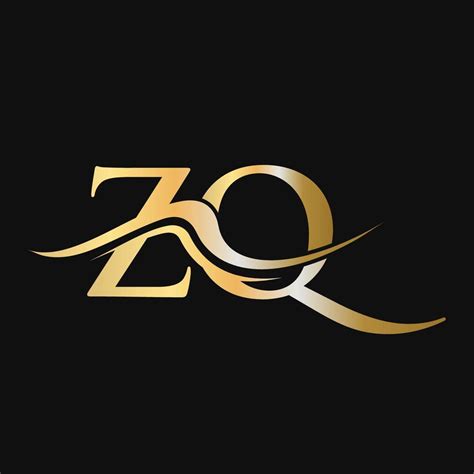 Letter Zq Logo Design Template Monogram Business And Company Logotype