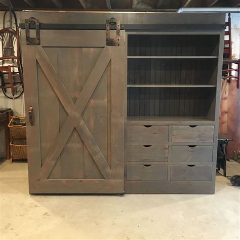 Custom tack room barn door cabinet tack room rustic kitchen cabinets. Pin by brooklyn lepard on bedroom | Barn door cabinet, Farmhouse style furniture, Barn door