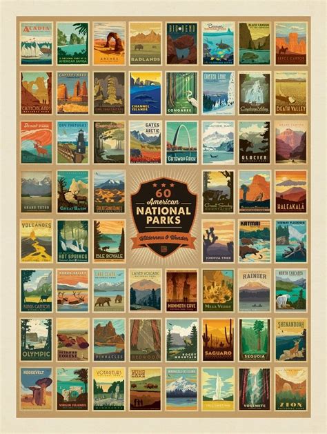 √ Vintage National Parks Puzzle