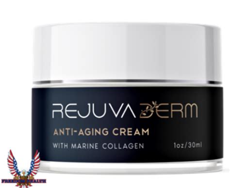 Rejuvaderm Anti Aging Cream 1oz W Marine Collagen Authentic