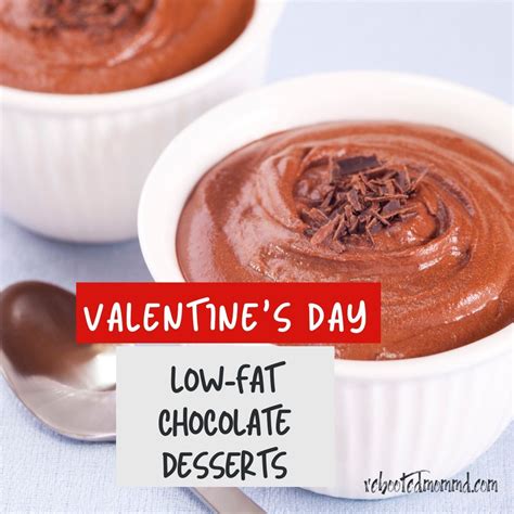 Turn heads at your next dinner party with this showstopping charlotte. Low-Fat Chocolate Desserts for Valentine's Day - Tales of ...