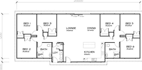 18+ house plan for 5 bedroom bungalow, top style! 6 Bedroom Transportable Homes Floor Plans